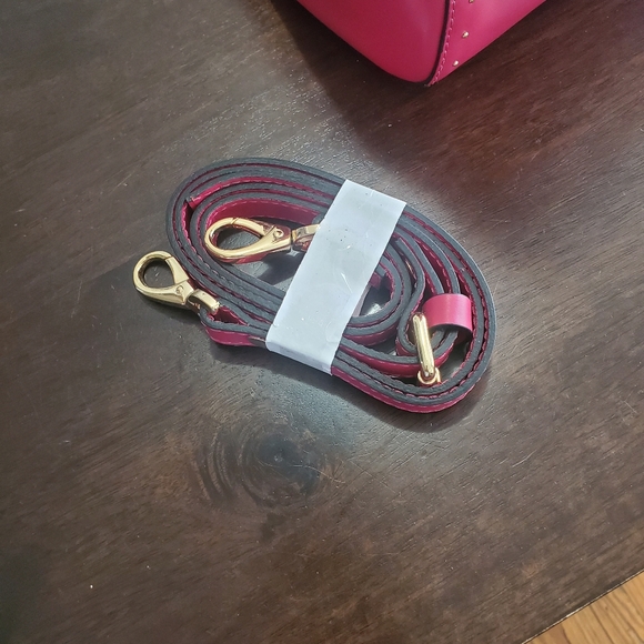 A. Bellucci Bright Pink Genuine Leather Handbag, Italy - Picture 6 of 10